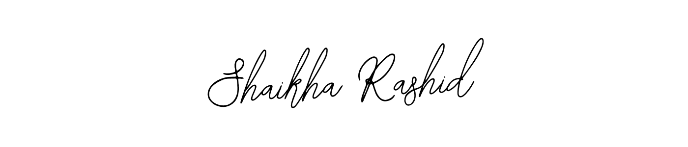 How to make Shaikha Rashid signature? Bearetta-2O07w is a professional autograph style. Create handwritten signature for Shaikha Rashid name. Shaikha Rashid signature style 12 images and pictures png