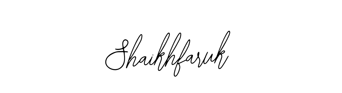 Design your own signature with our free online signature maker. With this signature software, you can create a handwritten (Bearetta-2O07w) signature for name Shaikhfaruk. Shaikhfaruk signature style 12 images and pictures png