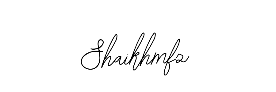 Make a beautiful signature design for name Shaikhmfz. Use this online signature maker to create a handwritten signature for free. Shaikhmfz signature style 12 images and pictures png