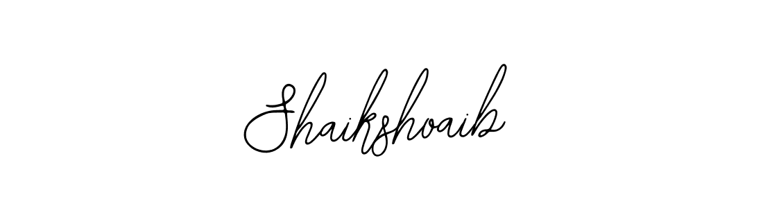 You should practise on your own different ways (Bearetta-2O07w) to write your name (Shaikshoaib) in signature. don't let someone else do it for you. Shaikshoaib signature style 12 images and pictures png