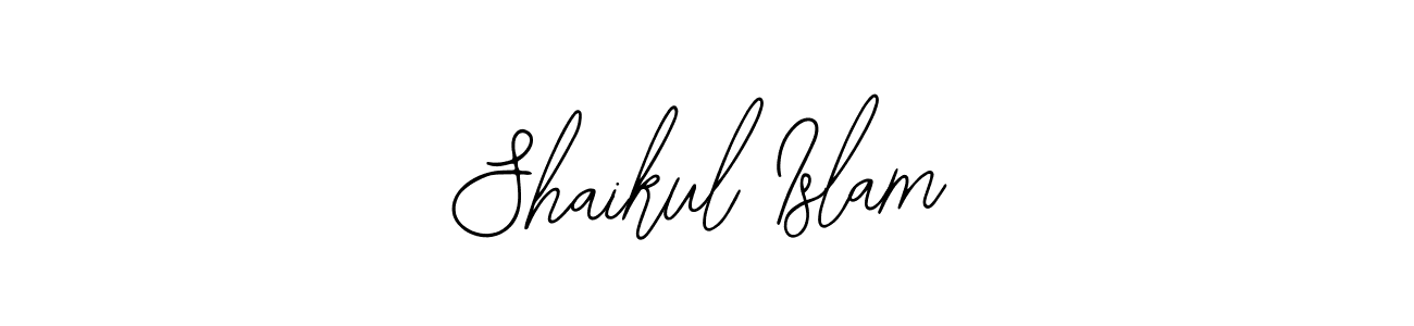 The best way (Bearetta-2O07w) to make a short signature is to pick only two or three words in your name. The name Shaikul Islam include a total of six letters. For converting this name. Shaikul Islam signature style 12 images and pictures png