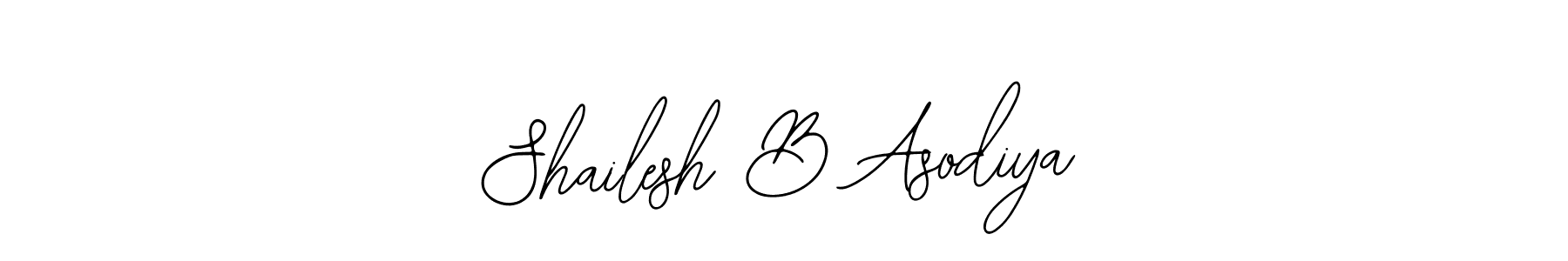 Also You can easily find your signature by using the search form. We will create Shailesh B Asodiya name handwritten signature images for you free of cost using Bearetta-2O07w sign style. Shailesh B Asodiya signature style 12 images and pictures png