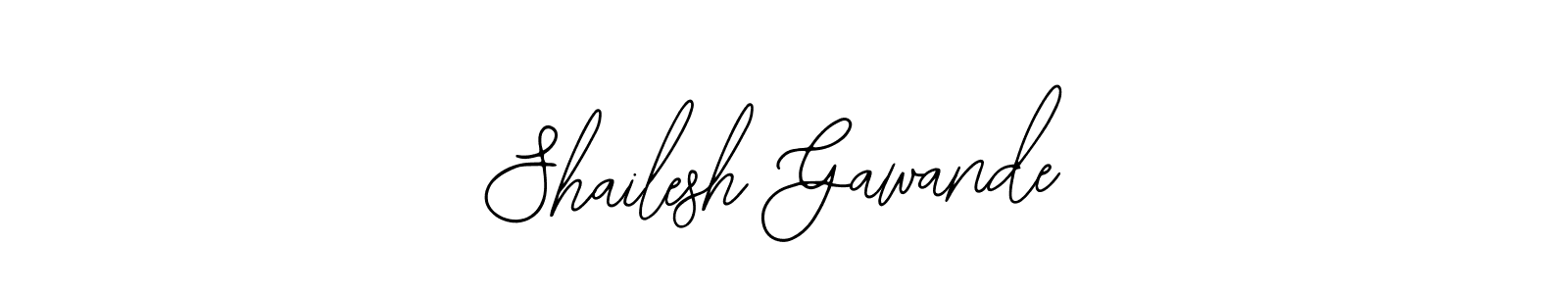 Make a beautiful signature design for name Shailesh Gawande. Use this online signature maker to create a handwritten signature for free. Shailesh Gawande signature style 12 images and pictures png