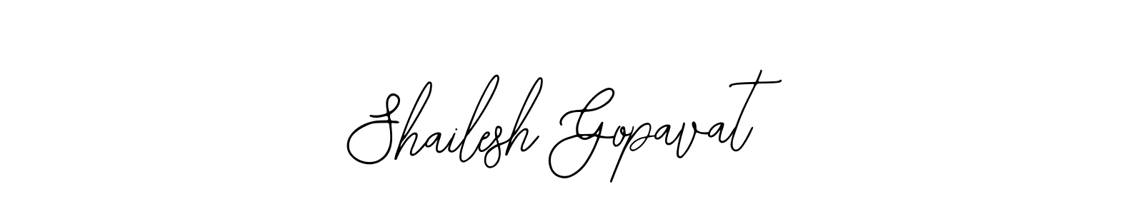 Use a signature maker to create a handwritten signature online. With this signature software, you can design (Bearetta-2O07w) your own signature for name Shailesh Gopavat. Shailesh Gopavat signature style 12 images and pictures png