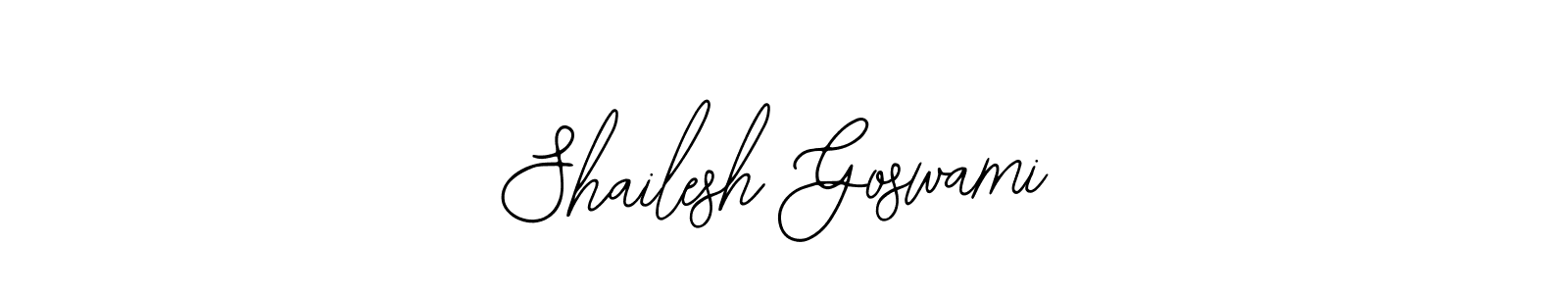 Use a signature maker to create a handwritten signature online. With this signature software, you can design (Bearetta-2O07w) your own signature for name Shailesh Goswami. Shailesh Goswami signature style 12 images and pictures png