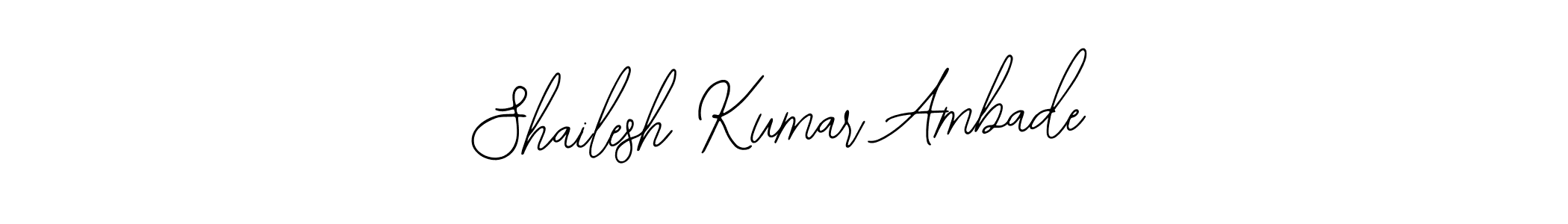 Use a signature maker to create a handwritten signature online. With this signature software, you can design (Bearetta-2O07w) your own signature for name Shailesh Kumar Ambade. Shailesh Kumar Ambade signature style 12 images and pictures png