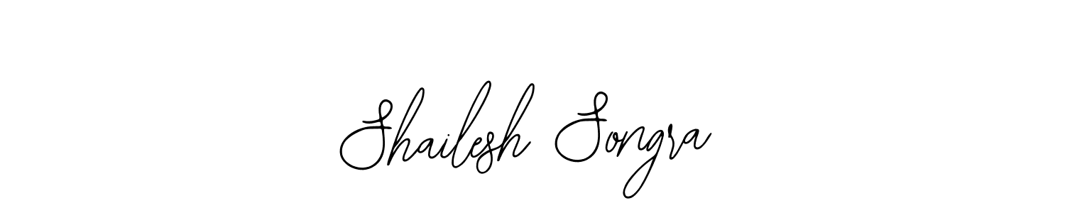 Use a signature maker to create a handwritten signature online. With this signature software, you can design (Bearetta-2O07w) your own signature for name Shailesh Songra. Shailesh Songra signature style 12 images and pictures png