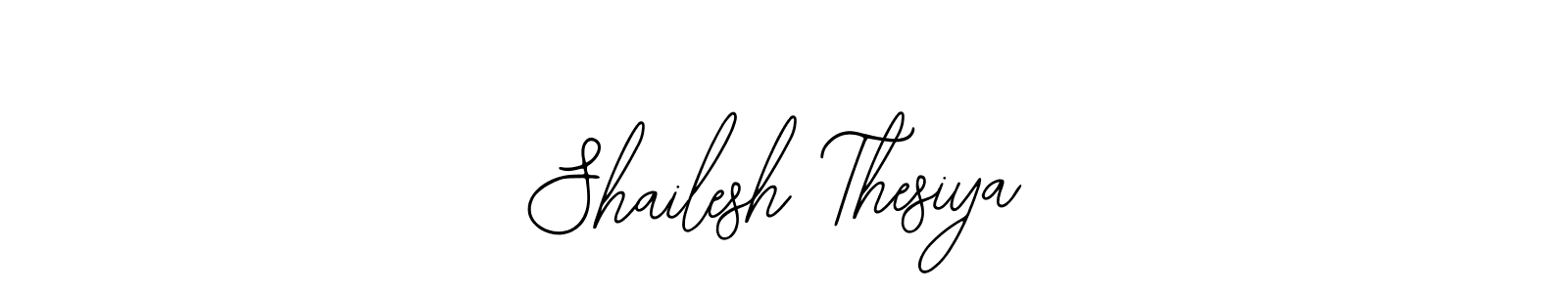 Shailesh Thesiya stylish signature style. Best Handwritten Sign (Bearetta-2O07w) for my name. Handwritten Signature Collection Ideas for my name Shailesh Thesiya. Shailesh Thesiya signature style 12 images and pictures png