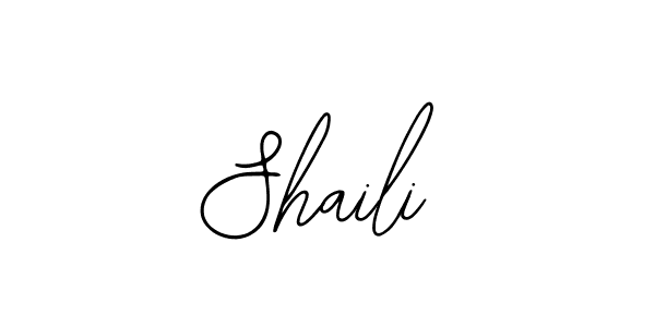 How to make Shaili signature? Bearetta-2O07w is a professional autograph style. Create handwritten signature for Shaili name. Shaili signature style 12 images and pictures png
