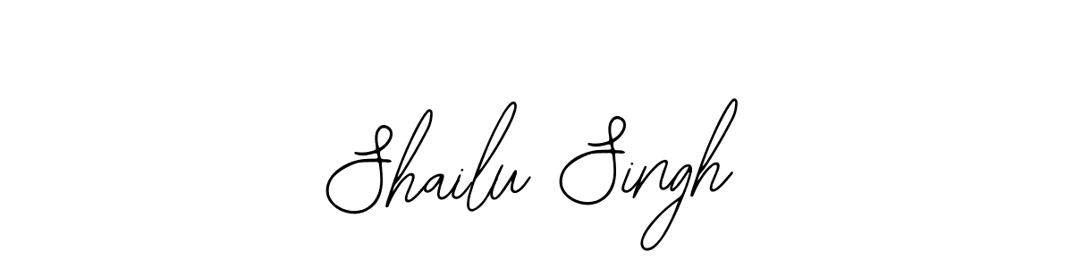 Design your own signature with our free online signature maker. With this signature software, you can create a handwritten (Bearetta-2O07w) signature for name Shailu Singh. Shailu Singh signature style 12 images and pictures png