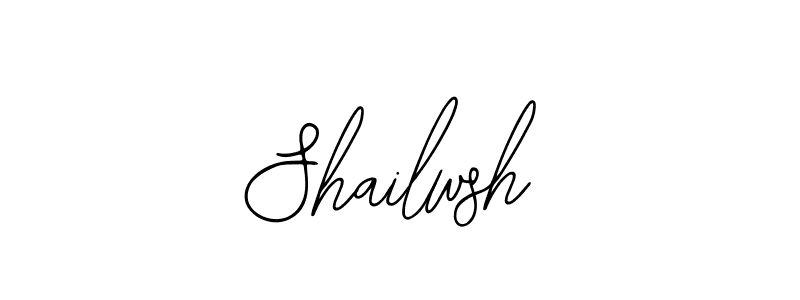 Also we have Shailwsh name is the best signature style. Create professional handwritten signature collection using Bearetta-2O07w autograph style. Shailwsh signature style 12 images and pictures png