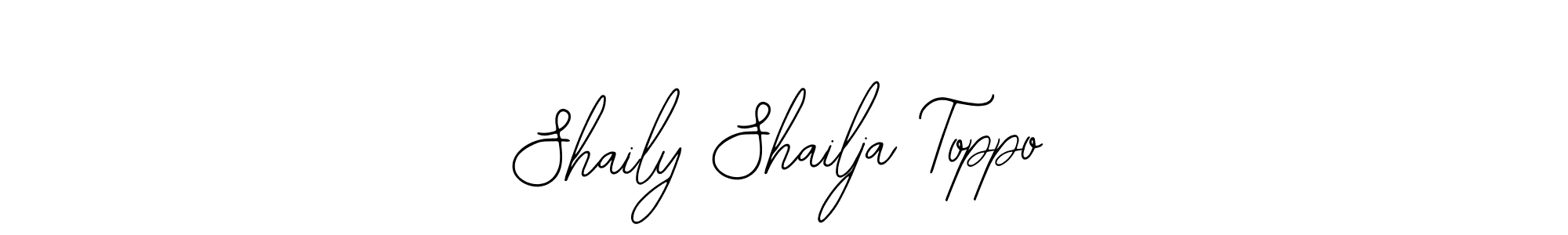 It looks lik you need a new signature style for name Shaily Shailja Toppo. Design unique handwritten (Bearetta-2O07w) signature with our free signature maker in just a few clicks. Shaily Shailja Toppo signature style 12 images and pictures png