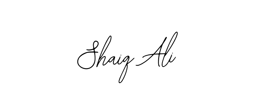 Bearetta-2O07w is a professional signature style that is perfect for those who want to add a touch of class to their signature. It is also a great choice for those who want to make their signature more unique. Get Shaiq Ali name to fancy signature for free. Shaiq Ali signature style 12 images and pictures png