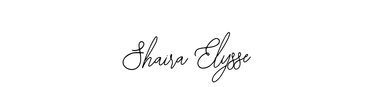 Design your own signature with our free online signature maker. With this signature software, you can create a handwritten (Bearetta-2O07w) signature for name Shaira Elysse. Shaira Elysse signature style 12 images and pictures png