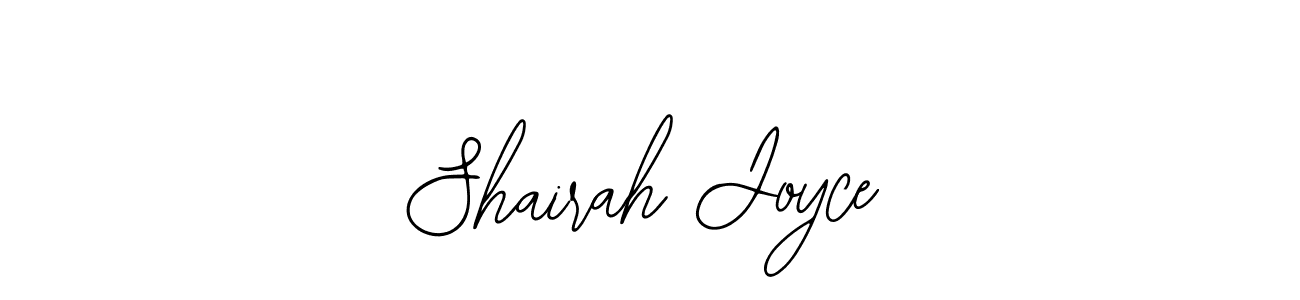 if you are searching for the best signature style for your name Shairah Joyce. so please give up your signature search. here we have designed multiple signature styles  using Bearetta-2O07w. Shairah Joyce signature style 12 images and pictures png