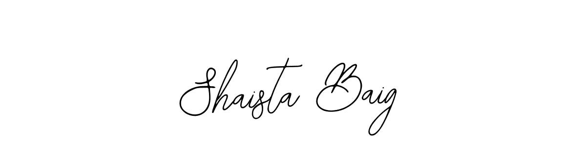 Make a short Shaista Baig signature style. Manage your documents anywhere anytime using Bearetta-2O07w. Create and add eSignatures, submit forms, share and send files easily. Shaista Baig signature style 12 images and pictures png