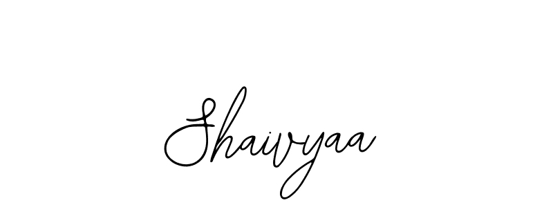 Use a signature maker to create a handwritten signature online. With this signature software, you can design (Bearetta-2O07w) your own signature for name Shaivyaa. Shaivyaa signature style 12 images and pictures png