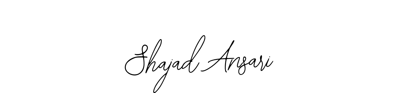 How to make Shajad Ansari signature? Bearetta-2O07w is a professional autograph style. Create handwritten signature for Shajad Ansari name. Shajad Ansari signature style 12 images and pictures png