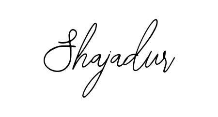 Discover how Shajadur looks in an executive cursive font (Bearetta-2O07w). Perfect for legal documents, invoices, and certificates. Shajadur signature style 12 images and pictures png