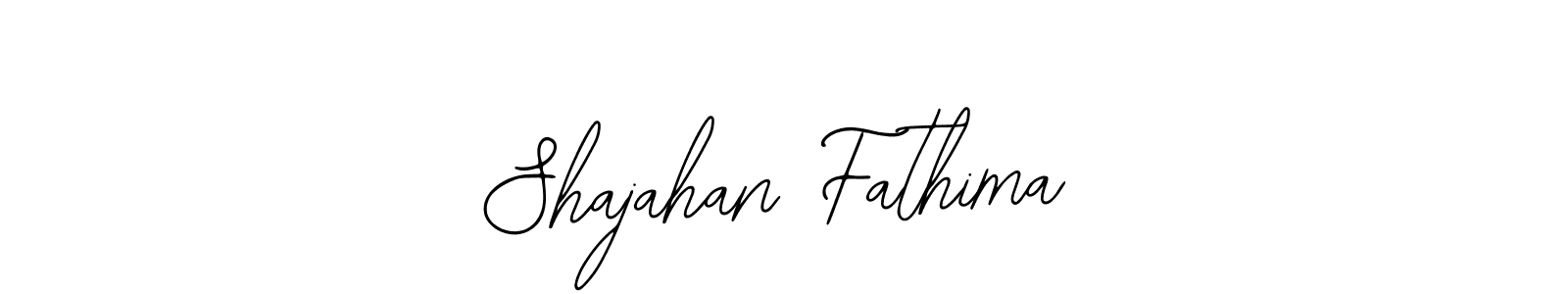 Also we have Shajahan Fathima name is the best signature style. Create professional handwritten signature collection using Bearetta-2O07w autograph style. Shajahan Fathima signature style 12 images and pictures png