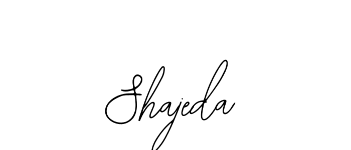 Design your own signature with our free online signature maker. With this signature software, you can create a handwritten (Bearetta-2O07w) signature for name Shajeda. Shajeda signature style 12 images and pictures png