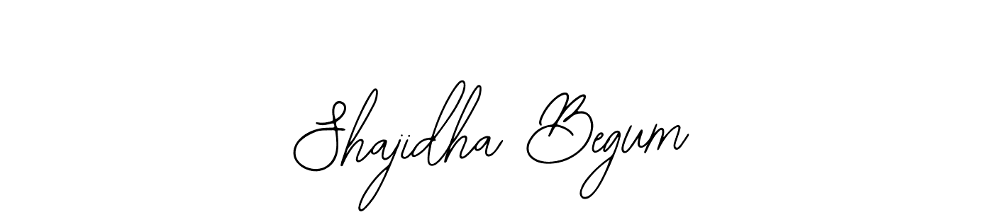 You should practise on your own different ways (Bearetta-2O07w) to write your name (Shajidha Begum) in signature. don't let someone else do it for you. Shajidha Begum signature style 12 images and pictures png