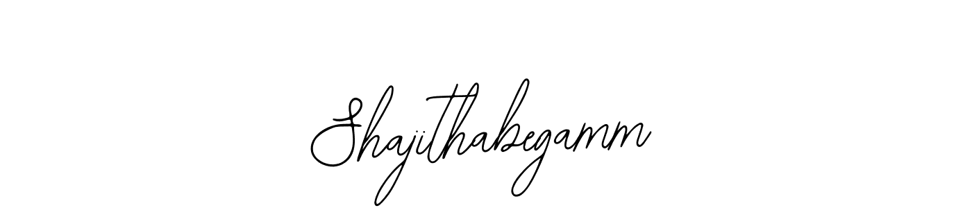 Shajithabegamm stylish signature style. Best Handwritten Sign (Bearetta-2O07w) for my name. Handwritten Signature Collection Ideas for my name Shajithabegamm. Shajithabegamm signature style 12 images and pictures png