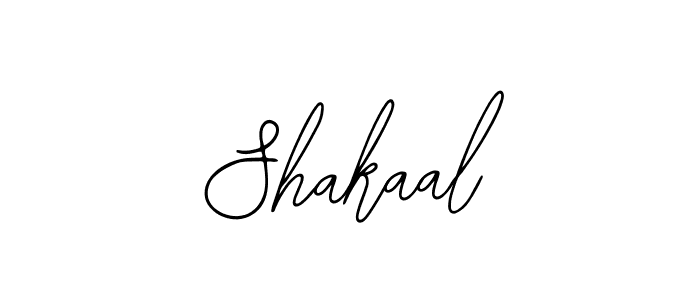 How to make Shakaal signature? Bearetta-2O07w is a professional autograph style. Create handwritten signature for Shakaal name. Shakaal signature style 12 images and pictures png