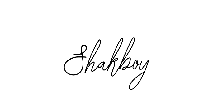 Make a beautiful signature design for name Shakboy. With this signature (Bearetta-2O07w) style, you can create a handwritten signature for free. Shakboy signature style 12 images and pictures png