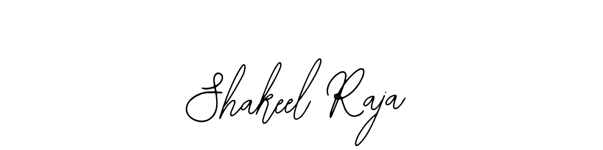 Also You can easily find your signature by using the search form. We will create Shakeel Raja name handwritten signature images for you free of cost using Bearetta-2O07w sign style. Shakeel Raja signature style 12 images and pictures png