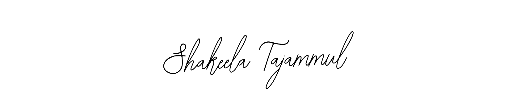 Also You can easily find your signature by using the search form. We will create Shakeela Tajammul name handwritten signature images for you free of cost using Bearetta-2O07w sign style. Shakeela Tajammul signature style 12 images and pictures png