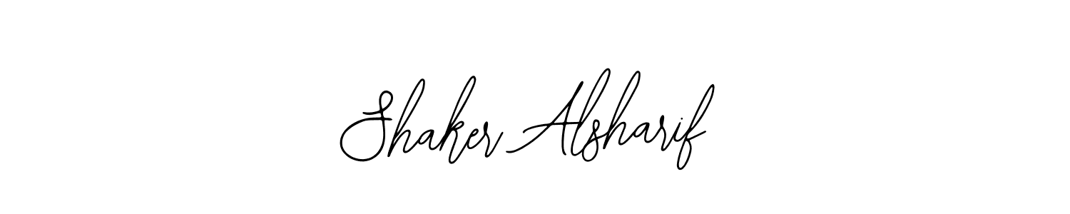 The best way (Bearetta-2O07w) to make a short signature is to pick only two or three words in your name. The name Shaker Alsharif include a total of six letters. For converting this name. Shaker Alsharif signature style 12 images and pictures png