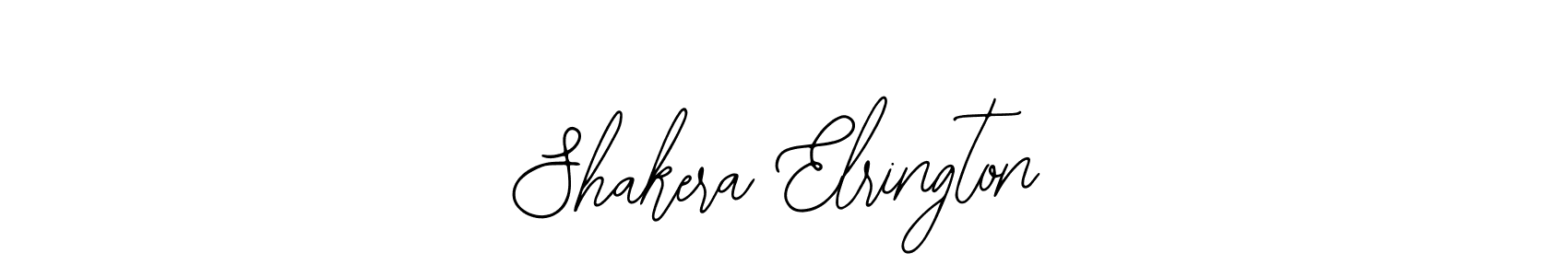 How to make Shakera Elrington signature? Bearetta-2O07w is a professional autograph style. Create handwritten signature for Shakera Elrington name. Shakera Elrington signature style 12 images and pictures png