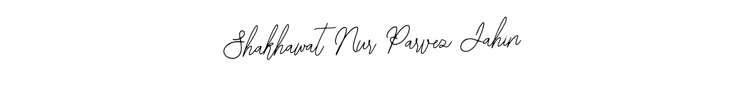 You should practise on your own different ways (Bearetta-2O07w) to write your name (Shakhawat Nur Parvez Jahin) in signature. don't let someone else do it for you. Shakhawat Nur Parvez Jahin signature style 12 images and pictures png