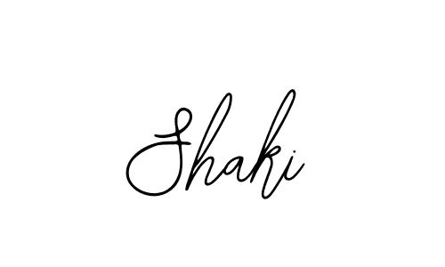 Design your own signature with our free online signature maker. With this signature software, you can create a handwritten (Bearetta-2O07w) signature for name Shaki. Shaki signature style 12 images and pictures png