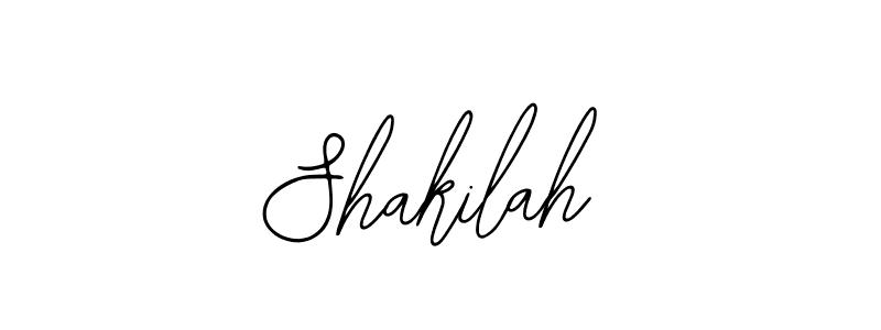 You should practise on your own different ways (Bearetta-2O07w) to write your name (Shakilah) in signature. don't let someone else do it for you. Shakilah signature style 12 images and pictures png