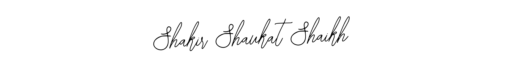 Create a beautiful signature design for name Shakir Shaukat Shaikh. With this signature (Bearetta-2O07w) fonts, you can make a handwritten signature for free. Shakir Shaukat Shaikh signature style 12 images and pictures png