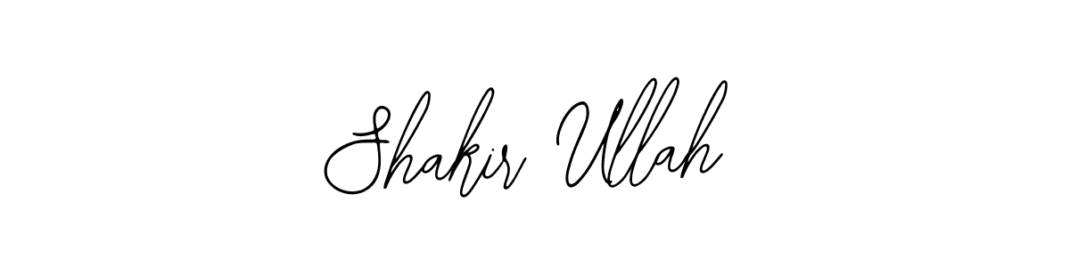You should practise on your own different ways (Bearetta-2O07w) to write your name (Shakir Ullah) in signature. don't let someone else do it for you. Shakir Ullah signature style 12 images and pictures png