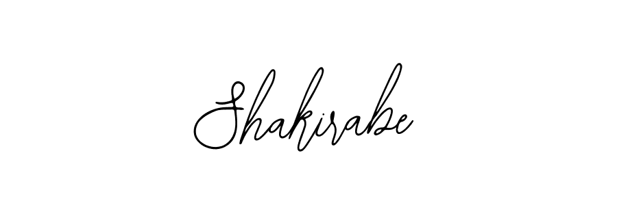 Design your own signature with our free online signature maker. With this signature software, you can create a handwritten (Bearetta-2O07w) signature for name Shakirabe. Shakirabe signature style 12 images and pictures png