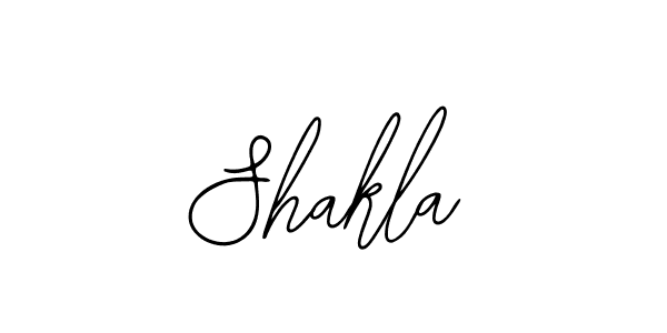 How to make Shakla name signature. Use Bearetta-2O07w style for creating short signs online. This is the latest handwritten sign. Shakla signature style 12 images and pictures png