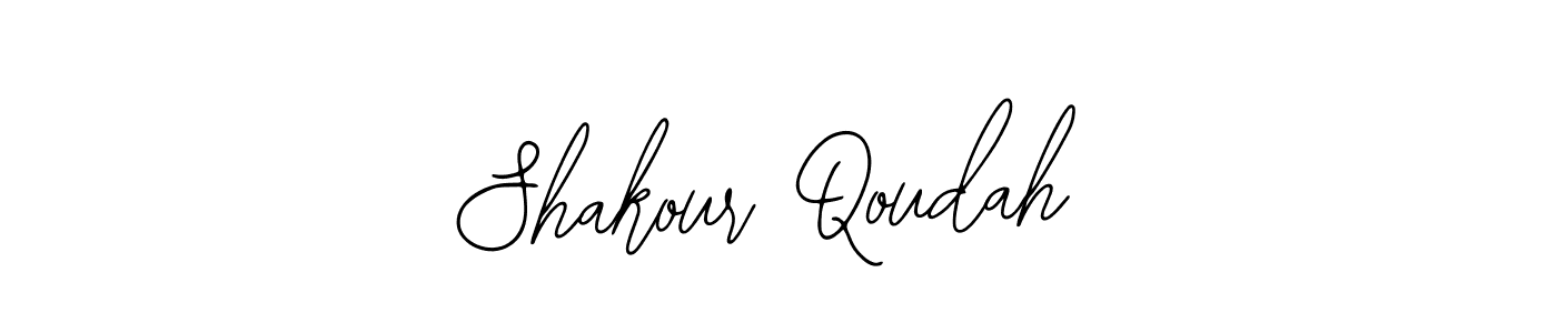 Design your own signature with our free online signature maker. With this signature software, you can create a handwritten (Bearetta-2O07w) signature for name Shakour Qoudah. Shakour Qoudah signature style 12 images and pictures png