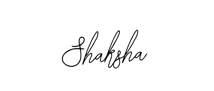 Design your own signature with our free online signature maker. With this signature software, you can create a handwritten (Bearetta-2O07w) signature for name Shaksha. Shaksha signature style 12 images and pictures png