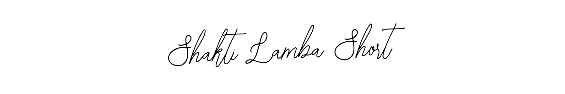 How to make Shakti Lamba Short name signature. Use Bearetta-2O07w style for creating short signs online. This is the latest handwritten sign. Shakti Lamba Short signature style 12 images and pictures png