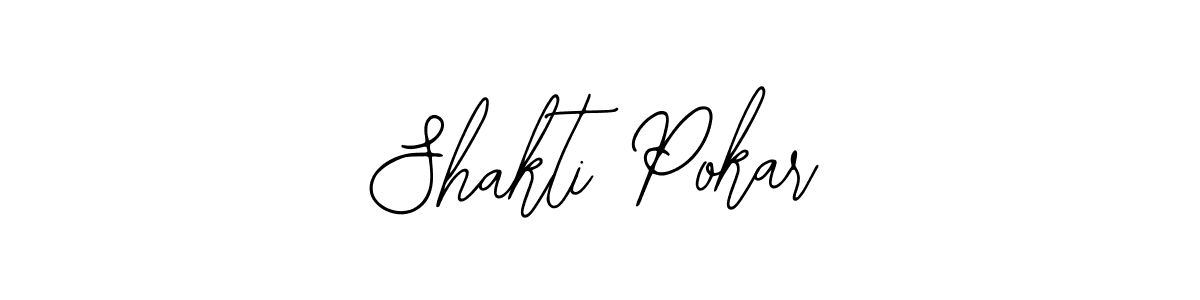 Use a signature maker to create a handwritten signature online. With this signature software, you can design (Bearetta-2O07w) your own signature for name Shakti Pokar. Shakti Pokar signature style 12 images and pictures png