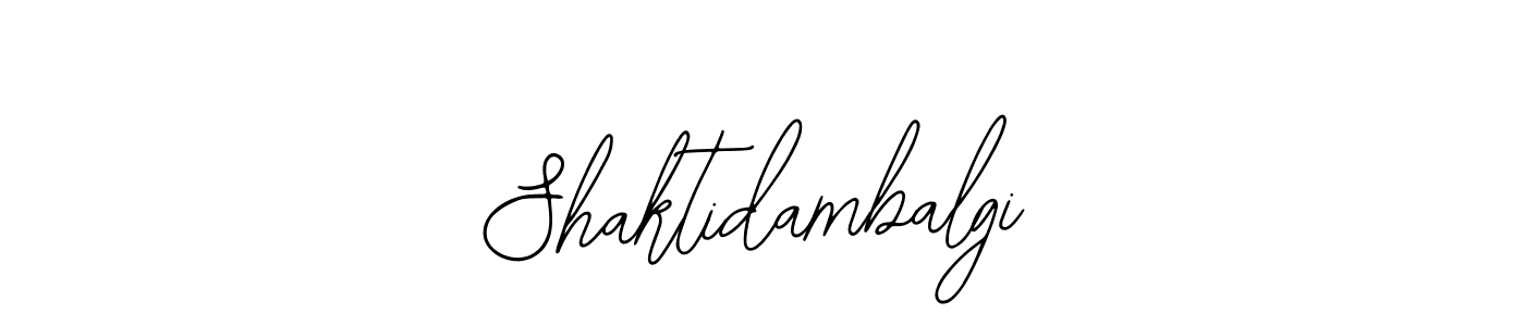 How to make Shaktidambalgi name signature. Use Bearetta-2O07w style for creating short signs online. This is the latest handwritten sign. Shaktidambalgi signature style 12 images and pictures png