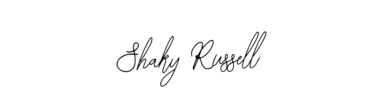 It looks lik you need a new signature style for name Shaky Russell. Design unique handwritten (Bearetta-2O07w) signature with our free signature maker in just a few clicks. Shaky Russell signature style 12 images and pictures png