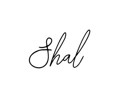 You should practise on your own different ways (Bearetta-2O07w) to write your name (Shal) in signature. don't let someone else do it for you. Shal signature style 12 images and pictures png