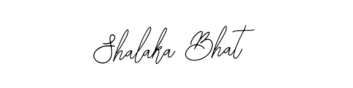 You should practise on your own different ways (Bearetta-2O07w) to write your name (Shalaka Bhat) in signature. don't let someone else do it for you. Shalaka Bhat signature style 12 images and pictures png