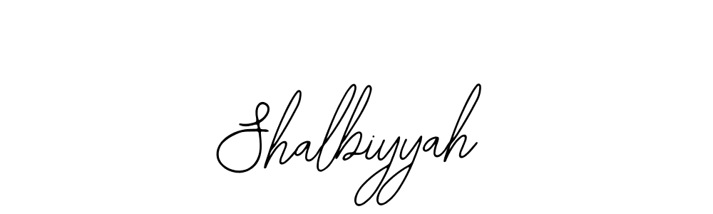 You should practise on your own different ways (Bearetta-2O07w) to write your name (Shalbiyyah) in signature. don't let someone else do it for you. Shalbiyyah signature style 12 images and pictures png