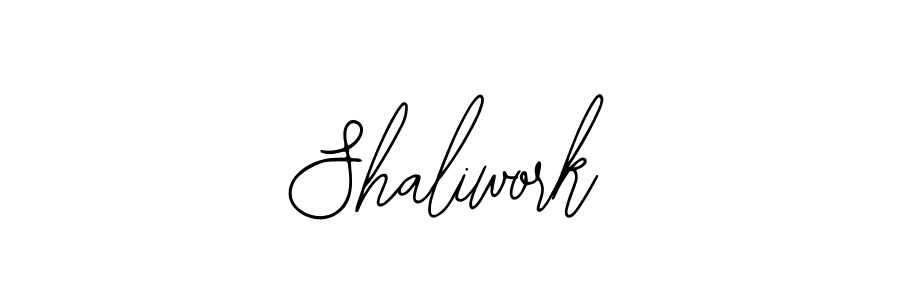 You should practise on your own different ways (Bearetta-2O07w) to write your name (Shaliwork) in signature. don't let someone else do it for you. Shaliwork signature style 12 images and pictures png